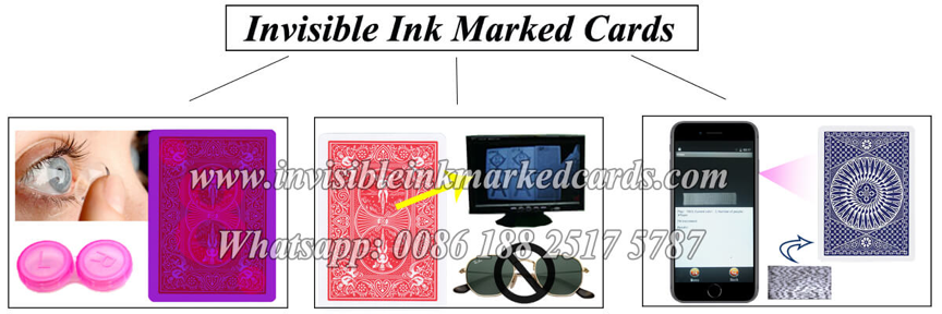 marked poker cards with invisible ink